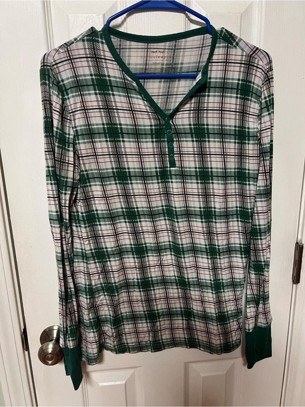 Little Sleepies Women’s Noel Plaid Pajama Top